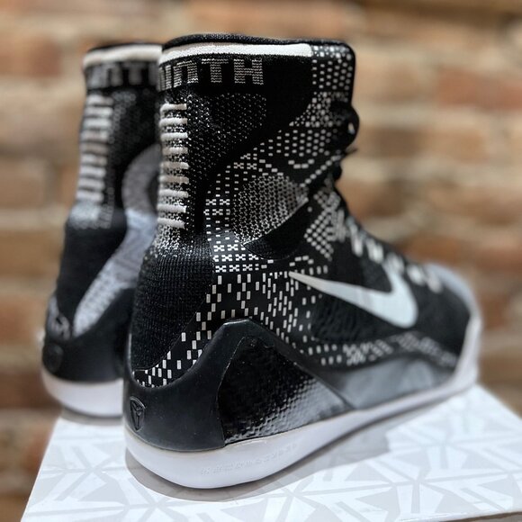 Nike Kobe 9 Elite “BHM” – Black/White – Size 8.5 (US) / 41 (EU) - Picture 5 of 9